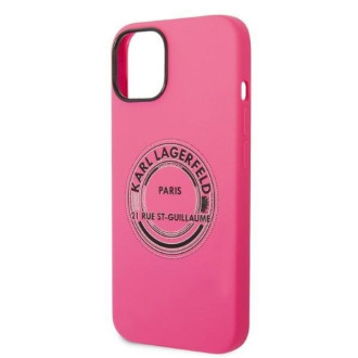 Karl Lagerfeld KLHCP14MSRSGRCF iPhone 14 Plus 6.7 &quot;hardcase pink / pink Silicone RSG