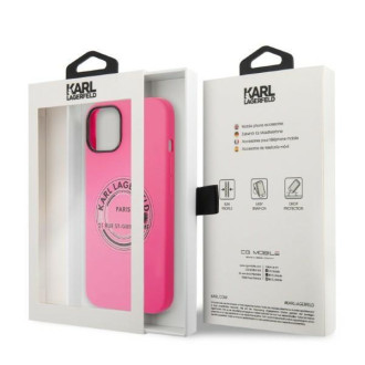 Karl Lagerfeld KLHCP14MSRSGRCF iPhone 14 Plus 6.7 &quot;hardcase pink / pink Silicone RSG