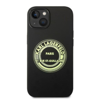 Karl Lagerfeld KLHCP14MSRSGRCK iPhone 14 Plus 6.7 &quot;hardcase black / black Silicone RSG