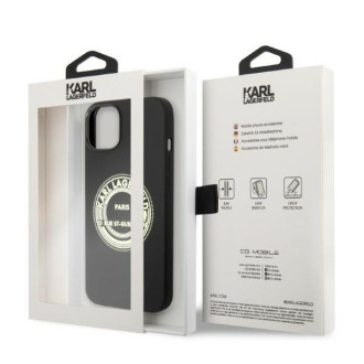 Karl Lagerfeld KLHCP14MSRSGRCK iPhone 14 Plus 6.7 &quot;hardcase black / black Silicone RSG