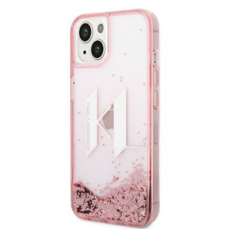 Karl Lagerfeld KLHCP14SLBKLCP iPhone 14 6.1 &quot;pink / pink hardcase Liquid Glitter Big KL