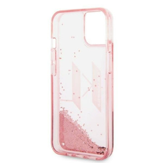 Karl Lagerfeld KLHCP14SLBKLCP iPhone 14 6.1 &quot;pink / pink hardcase Liquid Glitter Big KL