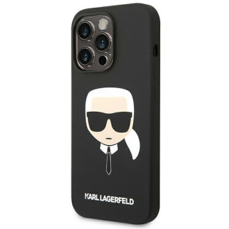 Karl Lagerfeld KLHCP14XSLKHBK iPhone 14 Pro Max 6.7 &quot;hardcase black / black Silicone Karl`s Head