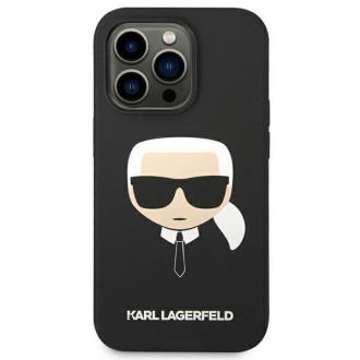 Karl Lagerfeld KLHCP14XSLKHBK iPhone 14 Pro Max 6.7 &quot;hardcase black / black Silicone Karl`s Head