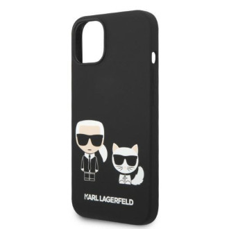 Karl Lagerfeld KLHMP14MSSKCK iPhone 14 Plus 6.7 &quot;hardcase black / black Liquid Silicone Karl &amp; Choupette Magsafe