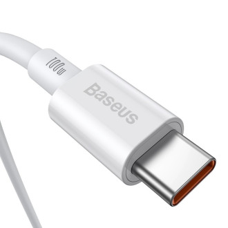 [RETURNED ITEM] Baseus Superior USB Type C - USB  Type C cable Quick Charge / Power Delivery / FCP 100W 5A 20V 2m white (CATYS-C02)
