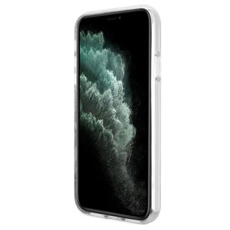 Set Guess GUBPN61H4EACSK pouzdro+nabíječka iPhone 11 6,1" černý/černý pevný obal 4G Print MagSafe