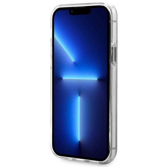 Set Guess GUBPP12MH4EACSK Case+ Charger iPhone 12/12 Pro černo/černé pevné pouzdro 4G Print MagSafe