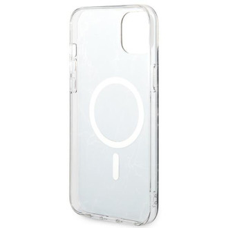 Set Guess GUBPP14SHMEACSK Case+ Charger iPhone 14 6.1" černý/černý pevný obal Marble MagSafe