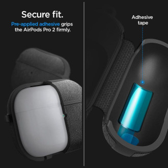 Spigen URBAN FIT Apple AIRPODS PRO 1/2 ČERNÉ