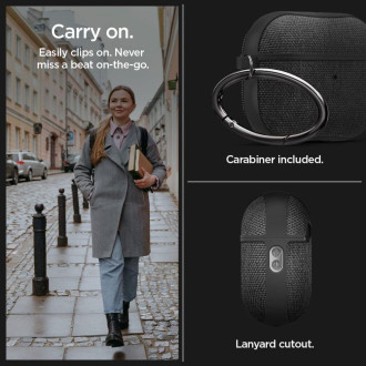 Spigen URBAN FIT Apple AIRPODS PRO 1/2 ČERNÉ