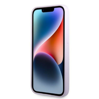 Karl Lagerfeld KLHCP14MSNIKBCU iPhone 14 Plus 6,7&quot; pevný obal fialový/fialový silikonový Ikonik
