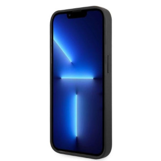 Karl Lagerfeld KLHCP14XG2CPK iPhone 14 Pro Max 6,7" černo/černé pevné pouzdro Glitter Choupette Patch