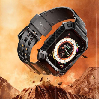 Supcase UNICORN BEETLE PRO &amp; TEPLENÉ SKLO Apple Watch ULTRA (49MM) ČERNÉ