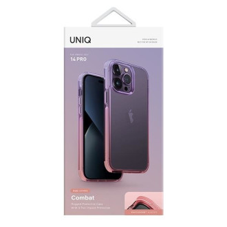 Uniq Combat Duo pouzdro iPhone 14 Pro 6,1" lila-růžová/lila levandulově-růžová