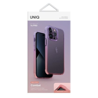 Uniq Combat Duo pouzdro iPhone 14 Pro 6,1" lila-růžová/lila levandulově-růžová