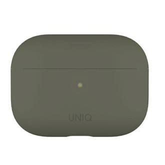 Uniq pouzdro Lino AirPods Pro Silicone grey/grey moss