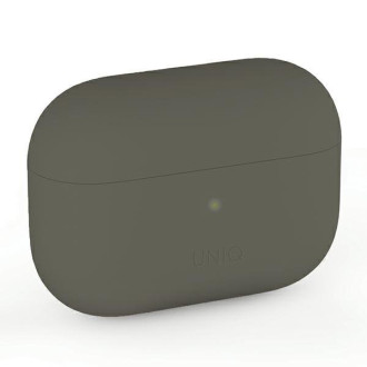 Uniq pouzdro Lino AirPods Pro Silicone grey/grey moss