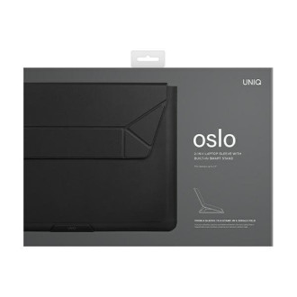 Uniq pouzdro na notebook Oslo 14" černý/půlnoční černý