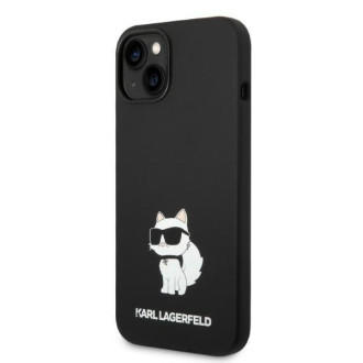 Karl Lagerfeld KLHMP14MSNCHBCK iPhone 14 Plus 6,7" pevné pouzdro černo/černé silikonové Choupette MagSafe