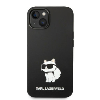Karl Lagerfeld KLHMP14MSNCHBCK iPhone 14 Plus 6,7" pevné pouzdro černo/černé silikonové Choupette MagSafe