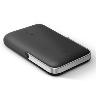 Uniq Powerbank Hoveo 5000mAh USB-C 20W PD Rychlé nabíjení Bezdrátové magnetické šedé/uhlově šedé