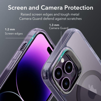 ESR CLASSIC KICKSTAND HALOLOCK MAGSAFE IPHONE 14 PRO MAX ČISTÁ/PURÁLOVÁ