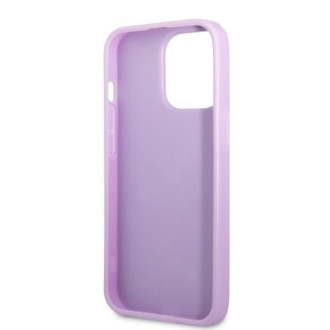 Guess GUHCP13XPS4MU iPhone 13 Pro Max 6,7&quot; fialový/fialový pevný obal Saffiano 4G malé kovové logo