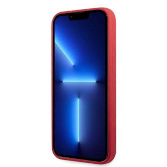 Karl Lagerfeld KLHCP13LSLMP1R iPhone 13 Pro / 13 6,1&quot; pevný kryt červený/červený silikonový plak