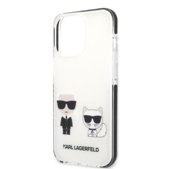 Karl Lagerfeld KLHCP13LTPEKCW iPhone 13 Pro / 13 6,1&quot; pevný obal bílý/bílý Karl&amp;Choupette