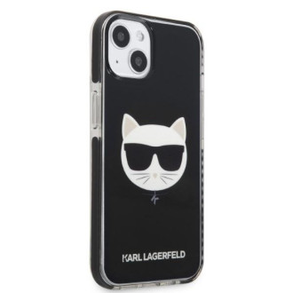 Karl Lagerfeld KLHCP13MTPECK iPhone 13 6,1&quot; pevné pouzdro černo/černá Choupette Head