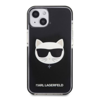 Karl Lagerfeld KLHCP13STPECK iPhone 13 mini 5,4&quot; pevné pouzdro černá/černá hlava Choupette