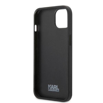 Karl Lagerfeld KLHCP13XPMNIKBK iPhone 13 Pro Max 6,7&quot; pevný kryt černo/černý Monogram Ikonik Patch