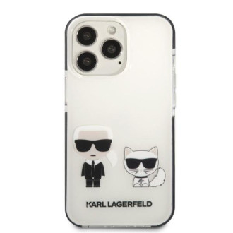 Karl Lagerfeld KLHCP13XTPEKCW pevný kryt iPhone 13 Pro Max 6,7&quot; bílý/bílý Karl&amp;Choupette