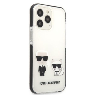 Karl Lagerfeld KLHCP13XTPEKCW pevný kryt iPhone 13 Pro Max 6,7&quot; bílý/bílý Karl&amp;Choupette