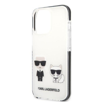 Karl Lagerfeld KLHCP13XTPEKCW pevný kryt iPhone 13 Pro Max 6,7&quot; bílý/bílý Karl&amp;Choupette