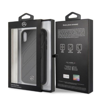 Mercedes MEHCI61THLBK iPhone Xr černo/černé pevné pouzdro New Organic I