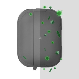 Uniq pouzdro Valencia AirPods Pro grey/gunmetal grey Antimicrobial