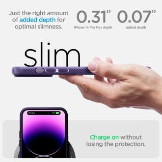 Spigen LIQUID AIR IPHONE 14 PRO MAX DEEP PURPLE