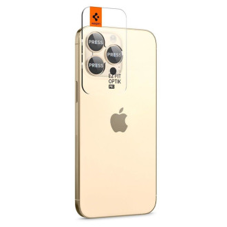 OCHRANA FOTOAPARÁTU Spigen OPTIK.TR „EZ FIT“ 2BALENÍ IPHONE 14 PRO / 14 PRO MAX GOLD