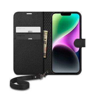 Spigen WALLET S IPHONE 14 ČERNÁ