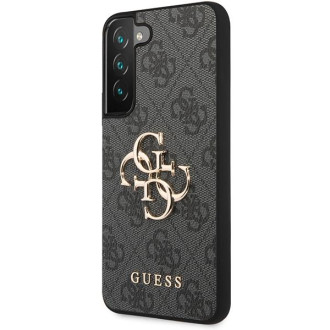 Guess GUHCS23S4GMGGR S23 S911 šedo/šedé pevné pouzdro 4G Big Metal Logo