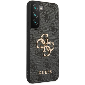 Guess GUHCS23S4GMGGR S23 S911 šedo/šedé pevné pouzdro 4G Big Metal Logo