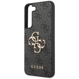 Guess GUHCS23S4GMGGR S23 S911 šedo/šedé pevné pouzdro 4G Big Metal Logo