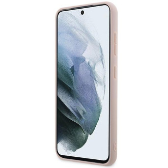 Guess GUHCS23S4GMGPI S23 S911 růžové/růžové pevné pouzdro 4G Big Metal Logo