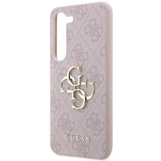 Guess GUHCS23S4GMGPI S23 S911 růžové/růžové pevné pouzdro 4G Big Metal Logo