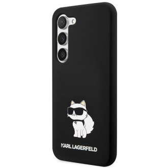 Karl Lagerfeld KLHCS23SSNCHBCK S23 S911 pevné pouzdro černá/černá silikonová chupette