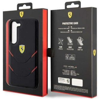 Ferrari FEHCS23SPBAK S23 S911 černo/černé pevné pouzdro Hot Stamp Lines