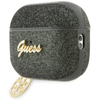 Guess GUAP2GLGSHA kryt AirPods Pro 2 zelený/kaki Glitter Flake 4G Charm