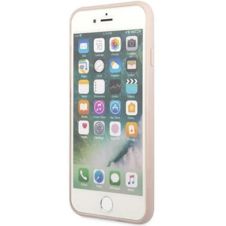 Guess GUHCI8G4GLPI iPhone 7/8/SE 2020/ 2022 růžové/růžové pevné pouzdro 4G Stripe Collection